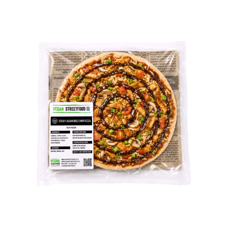 Frozen Bake at Home Pizza - Asian Sticky Chickless BBQ