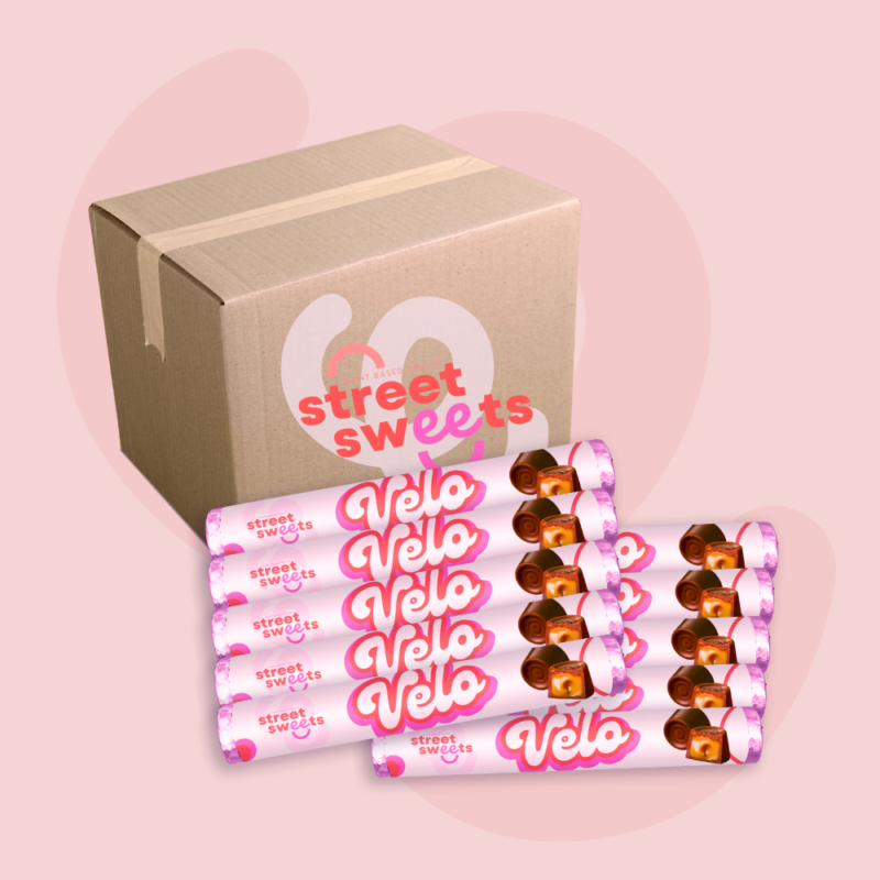 Velo – Caramel Chocolate Drops – [GF] - 10pc Roll Box