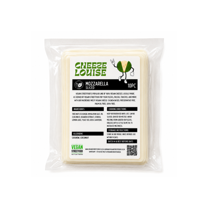Cheeze Louise™ Sliced Plant-Based Mozzarella