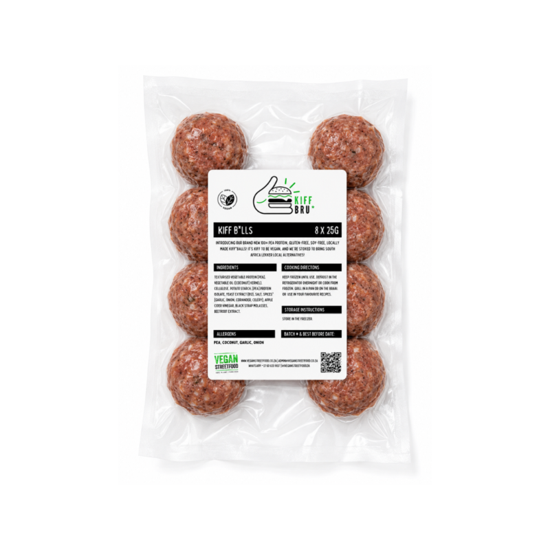 Kiff Balls - 100% Pea Protein Kiff*Balls (soy-free & gluten-free)