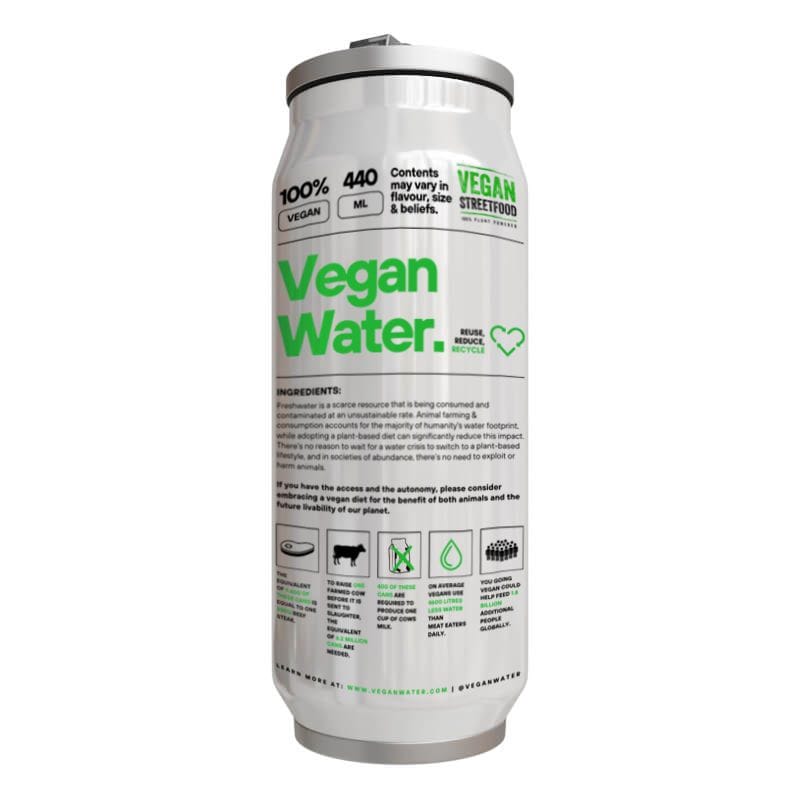 440ml Vegan Water Can – Stainless Steel Drink Can